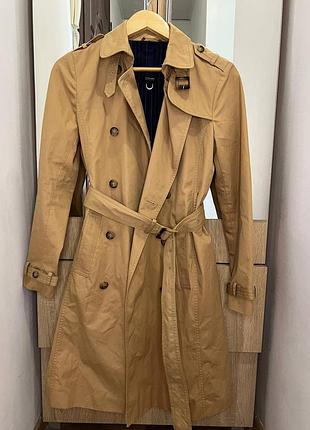 Бежевий тренч massimo dutti / масімо дюті