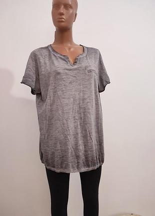 Красивая футболка большого размера cecil
