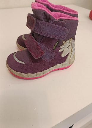 Зимние ботинки superfit 21 р