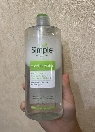 Міцелярна вода simple