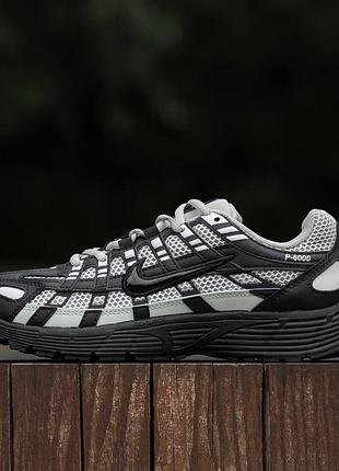 Чоловічі кросівки nike p-6000 grey black