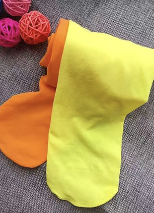 Дитячі яскраві колготи 💛🧡one size