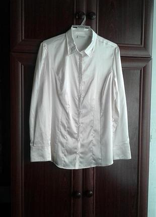 Атласная рубашка женская, классическая рубашка yessica батал