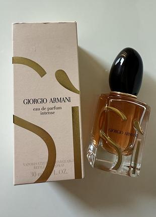 Парфумована вода armani si intense 30 мл