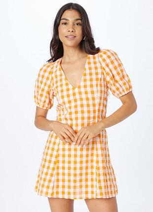 Сукня міні у клітинку