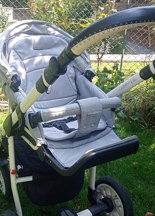 Коляска adamex серого цвета 2 в 1 (люлька
и прогулка) коломия/уано-франковск
