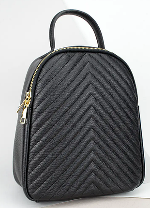 Virginia conti женский рюкзак городской молодежный 03354 black кожа