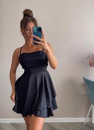 Шовкова міні сукня