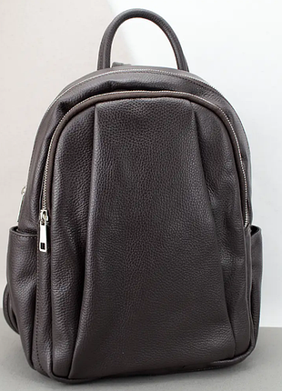 Virginia conti женский рюкзак городской молодежный 02443 chocolatte кожа