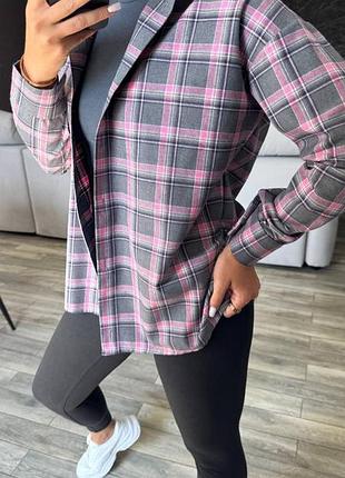 Стильная фланелевая рубашка в клетку (14 цветов) хлопок рубашка в клетку