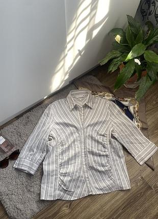 Літня коттонова сорочка yessica 48 розміру