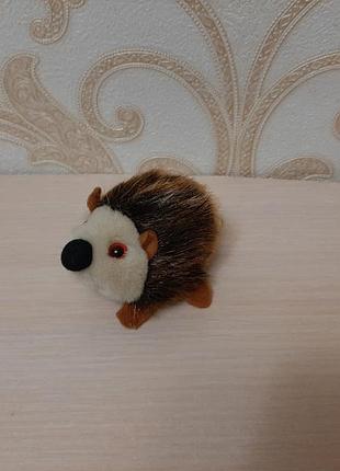 Заводная механическая мягкая игрушка ёжик (игрушка для котов)