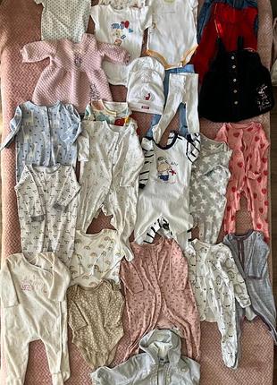 Большой набор (пакет) одежды для малыша 6-9 месяцев - 28 предметов!