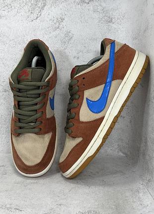 Кросівки чоловічі оригінальні nike sb dunk low pro sb corduroy