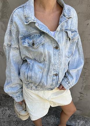 Джинсова куртка zara