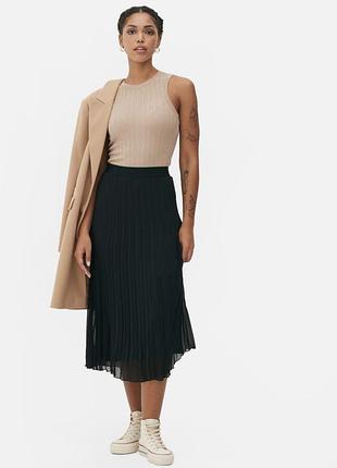 Юбка миди плиссе новая, размер 52