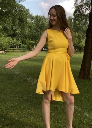 Плаття жіноче жовте
