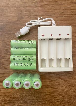 Аккумуляторы аа с зарядным устройством в комплекте