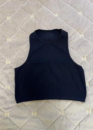 Кроп топ чорний