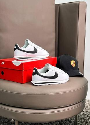 Жіночі кросівки nike cortez w white black