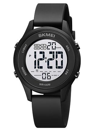 Skmei 1758bkbkwt black black white