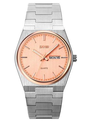 Skmei 9288sirgrg silver-rose gold-rose gold