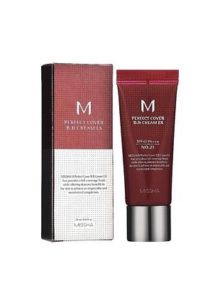 Missha m perfect bb крем spf 42/pa +++ 21 світлий беж, 20 мл
