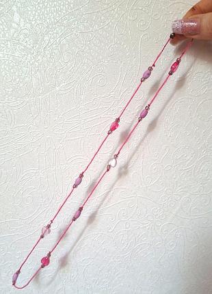 Чокер цепочк лаконичн прикрашений біжутерія hand made намистина жемч кольє одер зол
