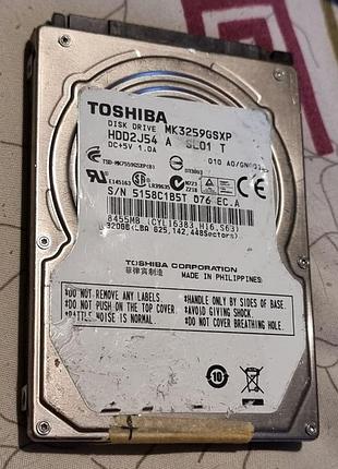 5% hdd 2.5 320 гб toshiba 5400 жесткий диск mk3259gsxp