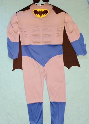 Бэтмен супергерой марвел 44-52 размер до 175 см рост костюм маска