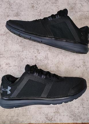 Кроссовки under armour ua fuse fst оригинал легкие черные в сетку летние андер армор