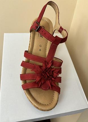Gabor comfort кожаные босоножки 6 39