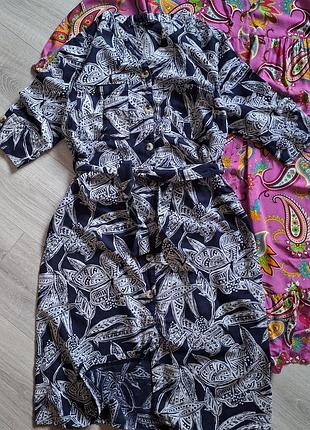 Платье лен вискоза