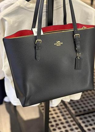 Сумка coach black tote – оригінал, під замовлення