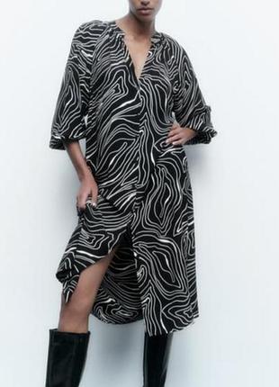 Сукня zara, миди платье zara, миди платье, платье, сарафан, міді сукня, сукня zara