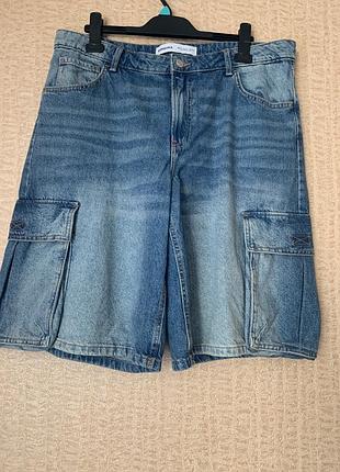 Шорти джинсові bershka 42/32 52-54 розмір