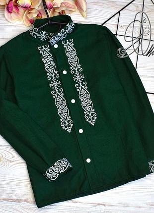 Вишиванка для хлопчика, льон