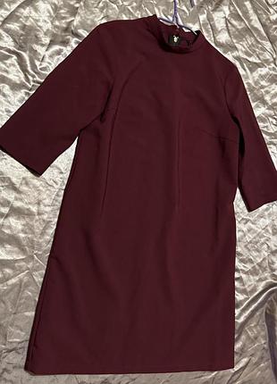 Плаття бордове плаття