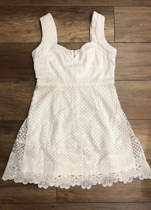 Кружевное платье boohoo