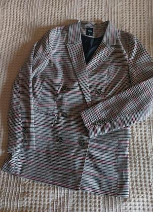 Піджак жіночий в клітинку sinsay, розмір s