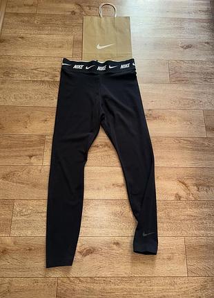 Nike жіночі чорні лосини!трикотажные женские оригинальные лосины !