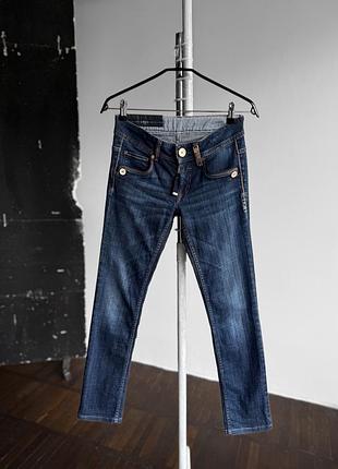 High couture womens italy slim fit blue denim jeans zipper closure жіночі, преміальні, сині джинси слім