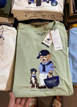 Футболка polo bear ralph lauren унісекс футболка з ведмедем