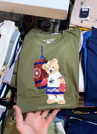 Футболка polo bear ralph lauren унісекс футболка з ведмедем