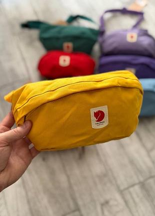 Топ качество! бананка, сумка на пояс fjallraven kanken из ткани не промокает