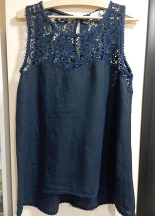 Блуза .греція 100/льон. 3