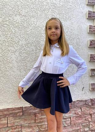 Спідниця шорти з карманами