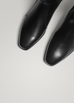 Ботинки челси демисезон натуральная кожа massimo dutti3 фото