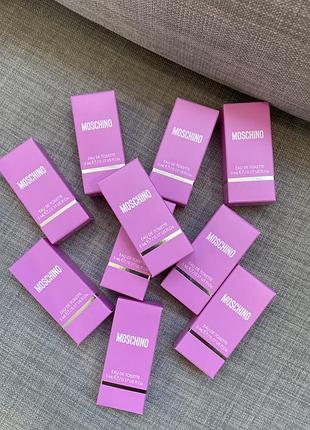 Туалетна  вода moschino pink fresh couture, мініатюра парфумів