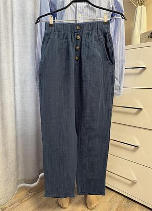 Штани в піжамному стилі